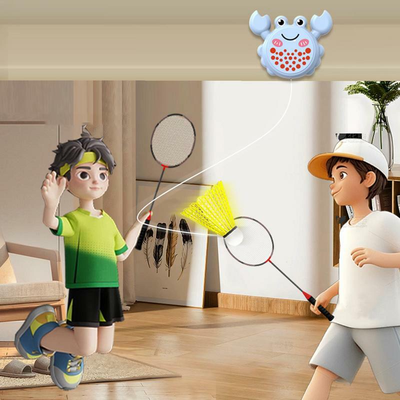 Badminton Rebound Trainers Rebound Single-Player Badminton Trainer Enhance Hand-Eye Coordination Badminton Practice Tool For Pla