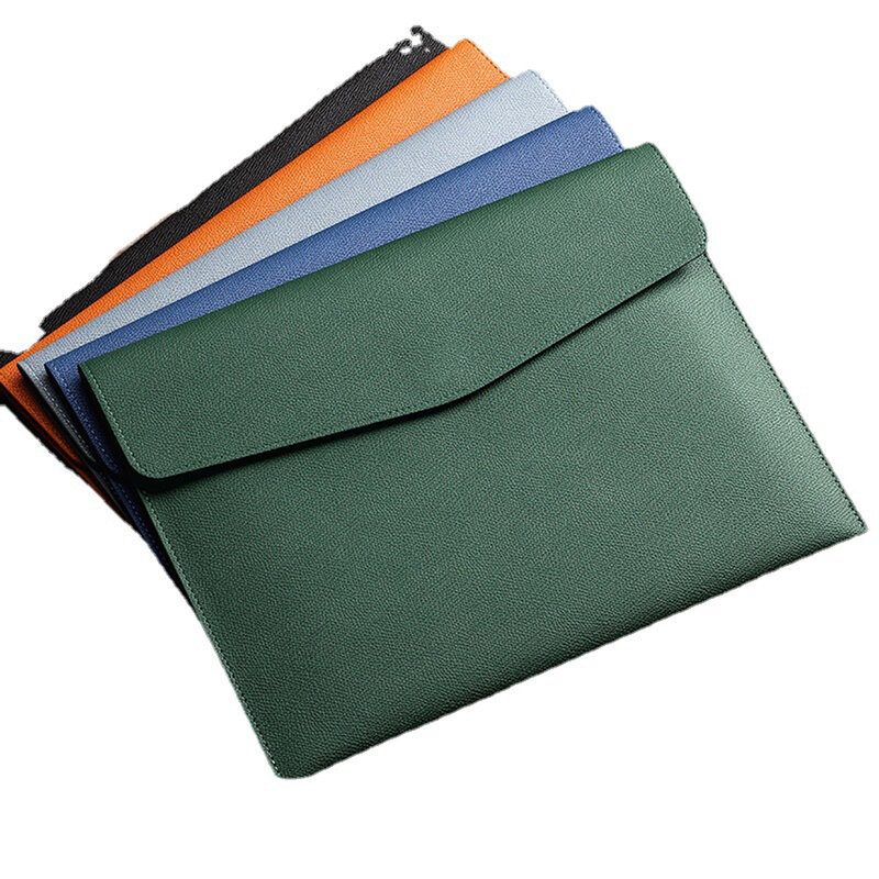 A4 dompet dokumen kulit paket Data tas dokumen mode tas bisnis tas berkas tagihan kontrak Data perlengkapan kantor sekolah