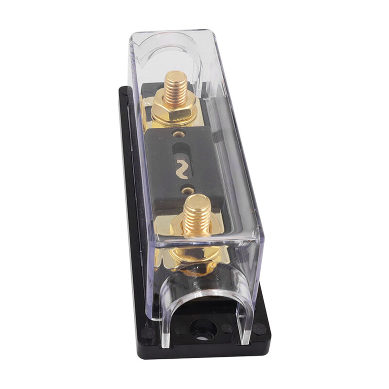 2/3 Car Audio System With Durable Alloy And Brass-copper Fuse Holder High-performance Anl Fuse Holder transparent 60A