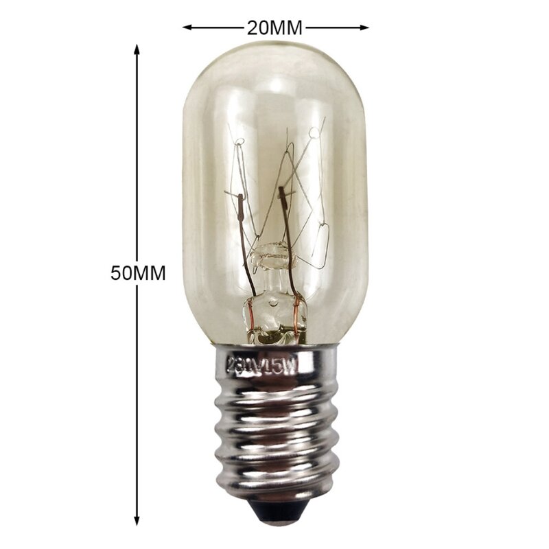 Lampadina per elettrodomestici da 15 Watt lampadina di ricambio per forno a microonde E14 Base 220-240V Drop Shipping