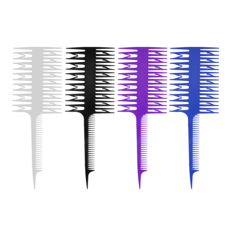Profesjonalny grzebień do włosów koloryzująca włosy rozświetlić szczotkę do włosów rybią szeroką strefę grzebień fryzjerski grzebień fryzjerski narzędzie do układania włosów