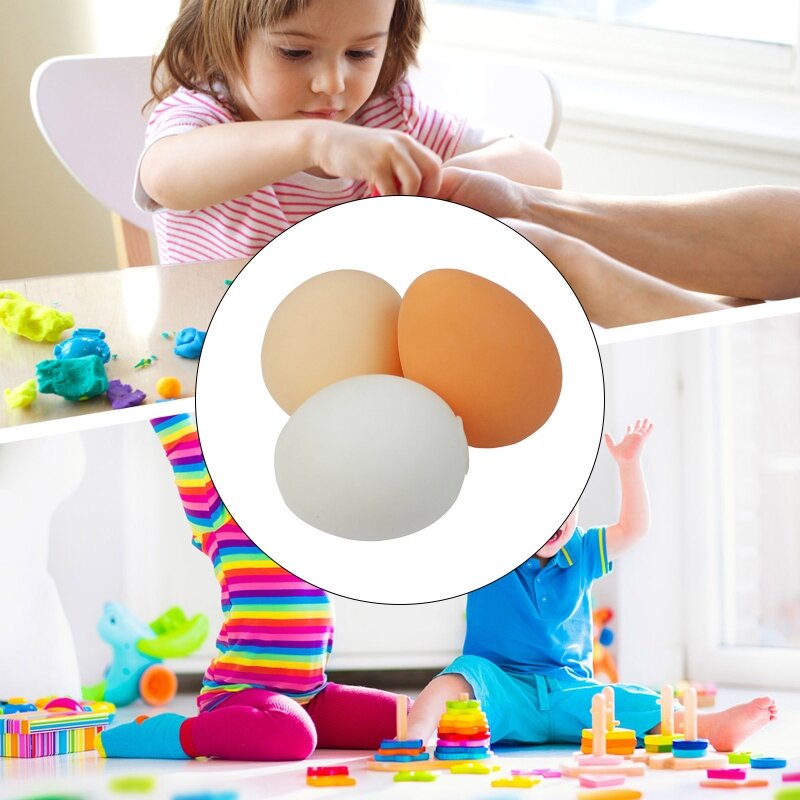 Alat Peraga Fotografi Mainan Dapur Telur Ayam Model Prank Gag OCD Hadiah Kebutuhan Khusus