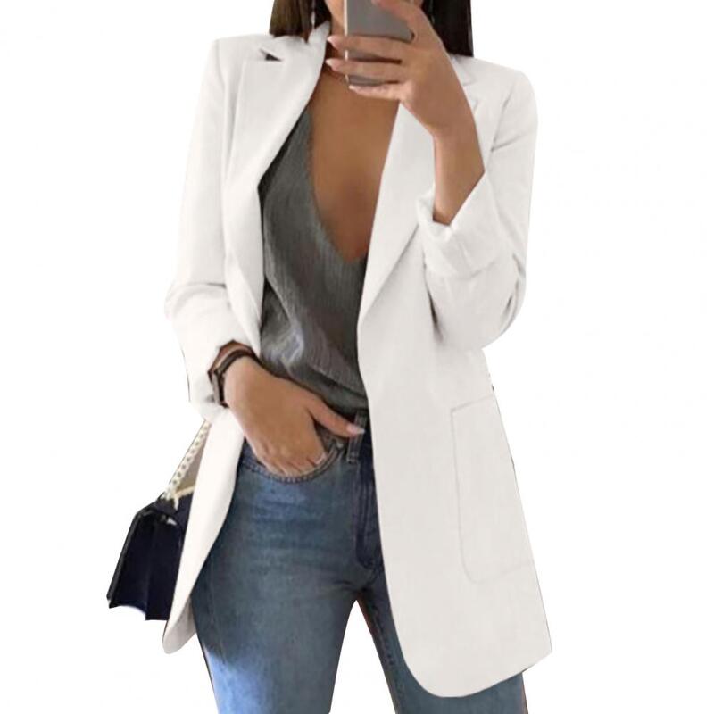 Anzug bequeme moderne Frauen Anzug lange Ärmel Mantel stilvolle Frauen Blazer für Büro