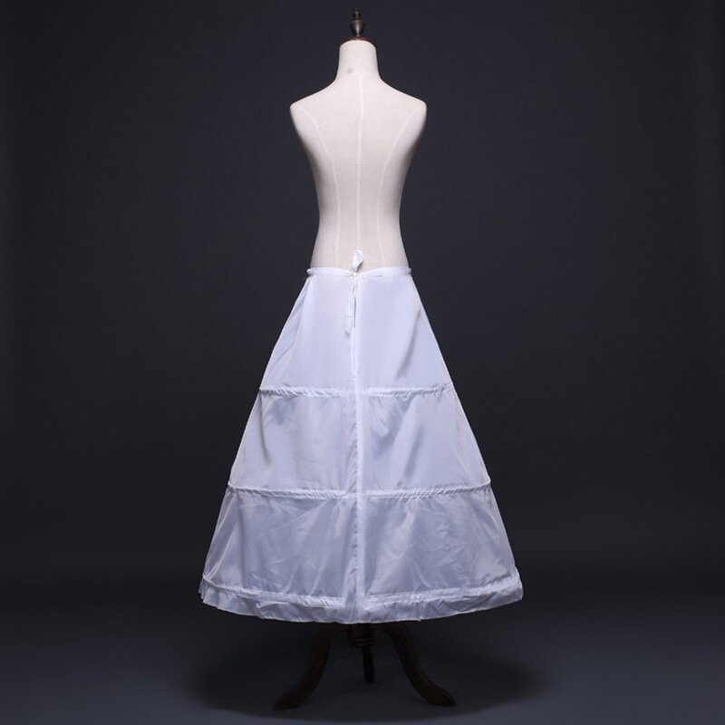 Mulher crinoline petticoat branco hoop saia chão/joelho comprimento vestido de baile deslizamento meninas underskirt para casamento vestido de noiva