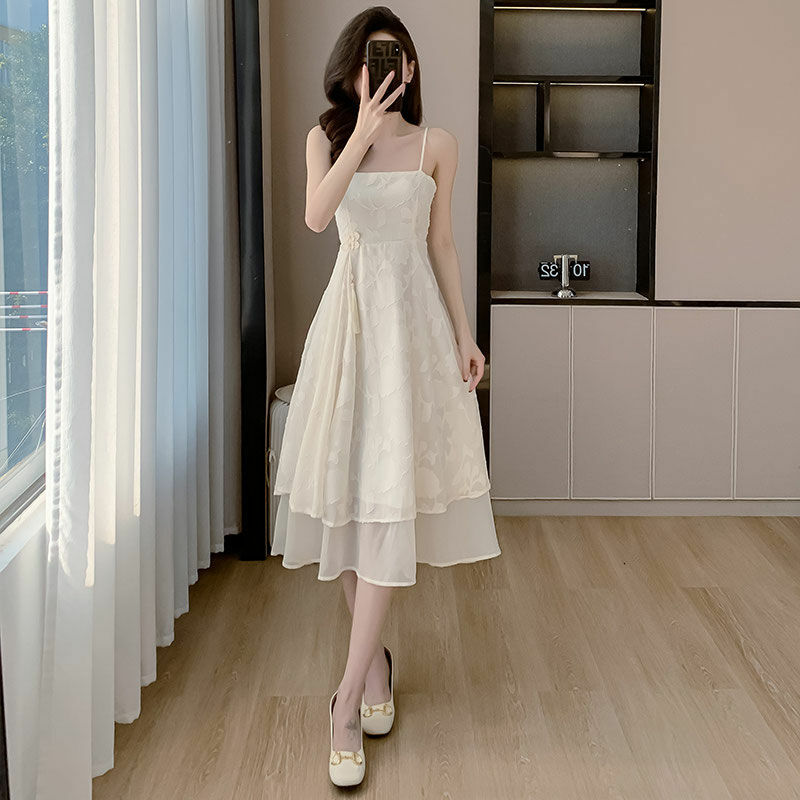 Nuovo Set di due pezzi in stile cinese da donna primavera estate migliorato Hanfu Chinese Elements Dress Suit