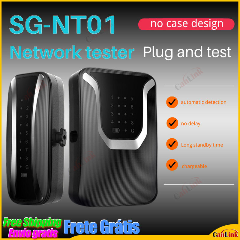 SG-NT01 Cable Lan Tester Network Cable Tester RJ45 RJ11 LAN Cable Tester Networking Tool Network Repair