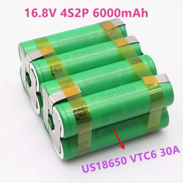 Bateria personalizada da chave de fenda, bateria do elétrodo, 3000mAh, 30 ampères, 3s1p 4s1p 5s1p 4s1p 4s2p 5s2p 5s2p