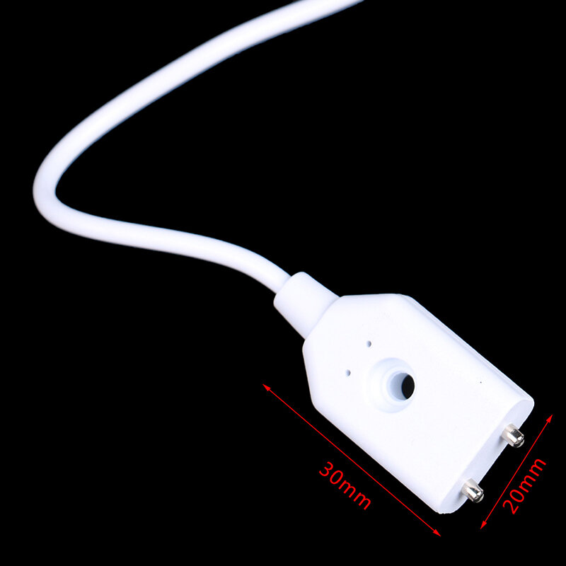 1 buah tipe kabel detektor Alarm kebocoran Sensor air tanpa kabel dengan dua tiang logam untuk dapur kamar mandi