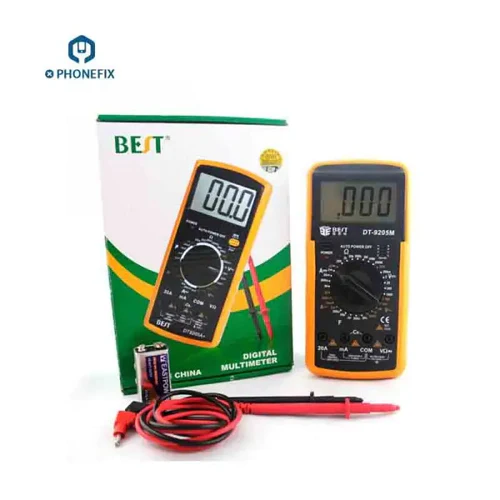 Multímetro LCD Universal para o Telefone Móvel, Motherboard Repair Testing, Multímetro Digital sem Bateria, Medir Voltagem Ferramenta