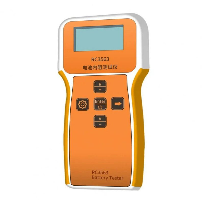 Detector de tensão da bateria com display LCD, controle inteligente, alta precisão, resistência interna, testador de bateria, medida, RC3563, 18650
