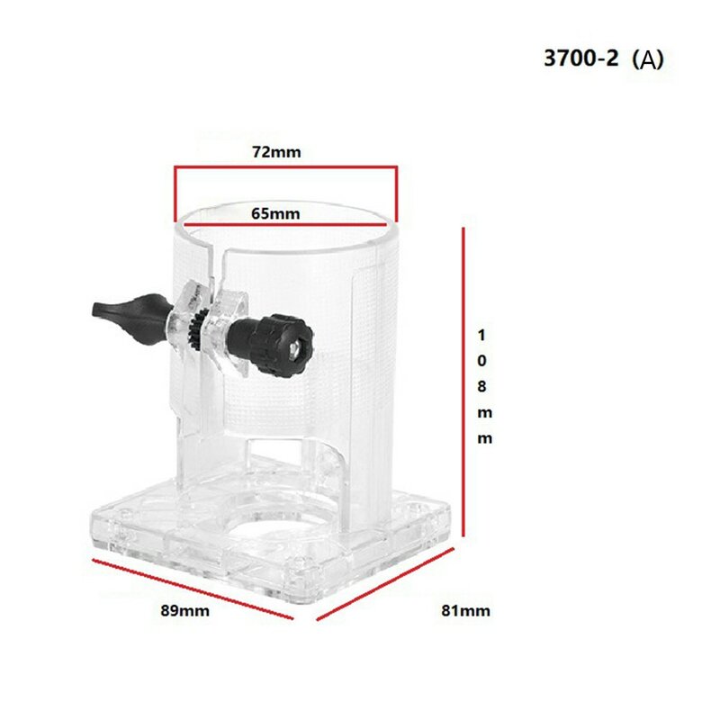 Base plástica para aparar a máquina, base transparente, isqueiro durável, acessório, 3700-1 A, 3700-1 A, 3700-1 A, 3700-1 B