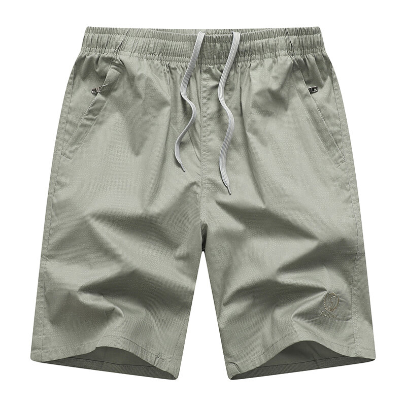 2024 New style Summer Men Fashion Cotton Solid Shorts uomo di alta qualità Casual Business pantaloncini da uomo classici Slim Shorts da uomo KZ01