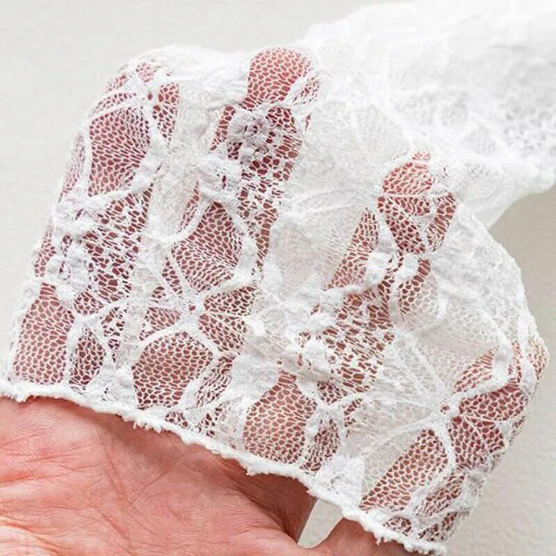 Calcetines Retro de malla con encaje Floral para mujer, medias transparentes de tubo medio fino, de diseñador, transpirables