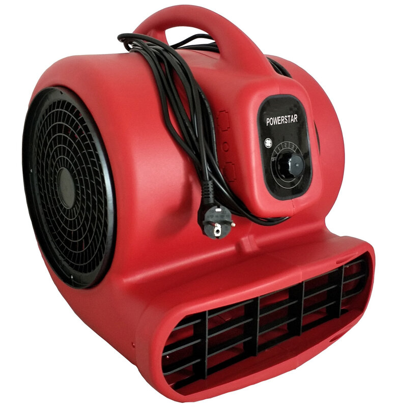 3/4HP 3000CFM ventilatore centrifugo portatile a tre velocità Mover ad aria per il ripristino dei danni causati dall'acqua e l'asciugatura del pavimento