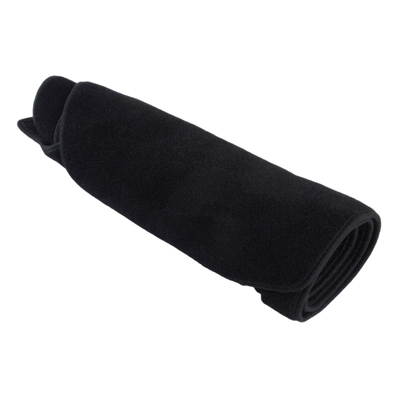 Poliéster preto Dashboard Cover Pad, tapete do traço do carro, protetor de movimentação da mão esquerda, apto para Honda Accord 2013, 2014, 2015, 2016, 2017