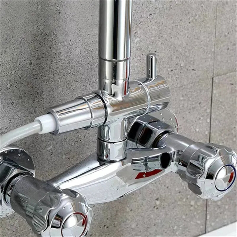 Grifo con interruptor de 3 vías, adaptador de válvula 1/2, desviador de ducha, Conector de grifo de ducha, divisor, accesorios de baño