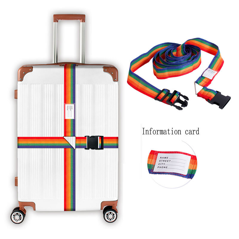 Pasek do walizki akcesoria podróżne 420cm regulowany pasek bagażowy komora pasek mocujący 18-34 Cal bagaż podstawowe akcesoria do podróży