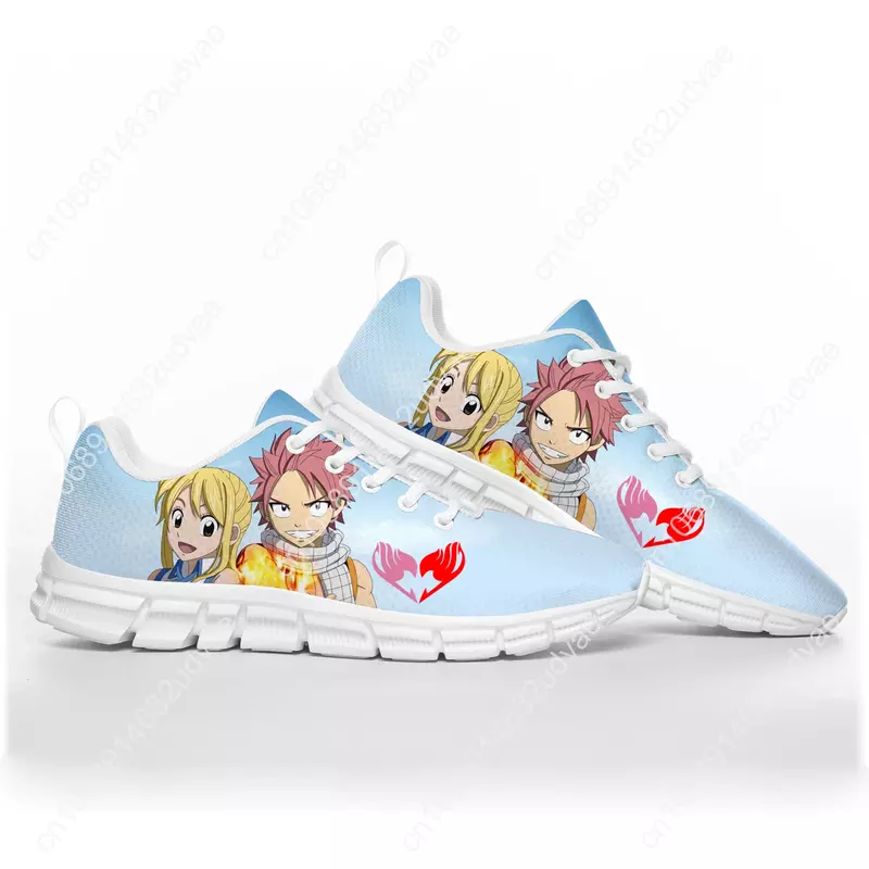 Anime F-Fairy T-Tail Natsu Dragneel buty sportowe męskie damskie nastolatki dziecięce trampki na co dzień niestandardowe wysokiej jakości buty dla par