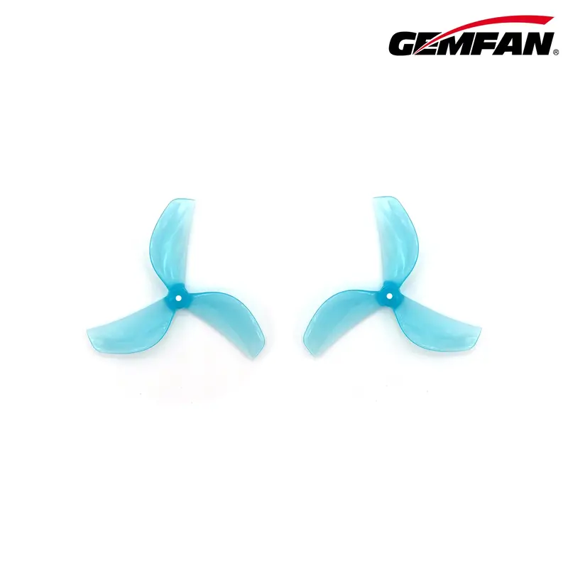 12Pairs(12CW+12CCW) Gemfan 45mm 2-Blade / 3-Blade PC Propeller T-Mount 1mm 1.5mm for FPV Freestyle Tinywhoop Drones DIY Parts