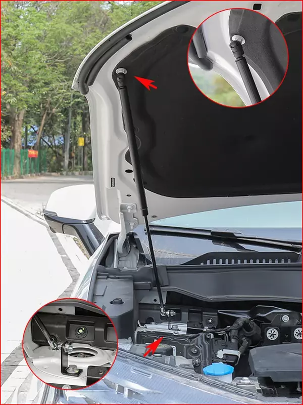 Gasdruck federn der vorderen Motorhaube Stoßdämpfer lift unterstützt Auto-Styling-Zubehör für haval h6