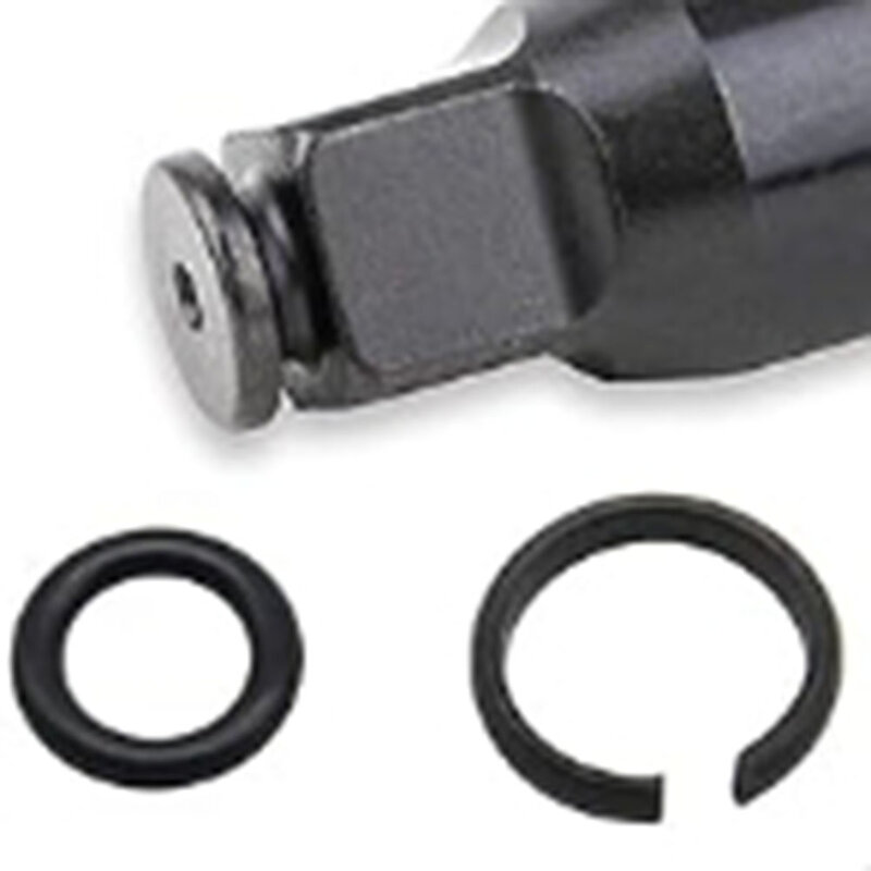 Anillos de retenedor con junta tórica para neumático, llave de impacto estándar, anillos de retenedor de tubo, 3/8 ", 1/2", 10 juegos