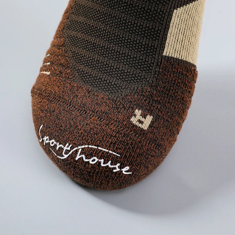 SPORT'S HOUSE-calcetines de baloncesto para hombre, medias protectoras de tubo medio, transpirables, absorbentes