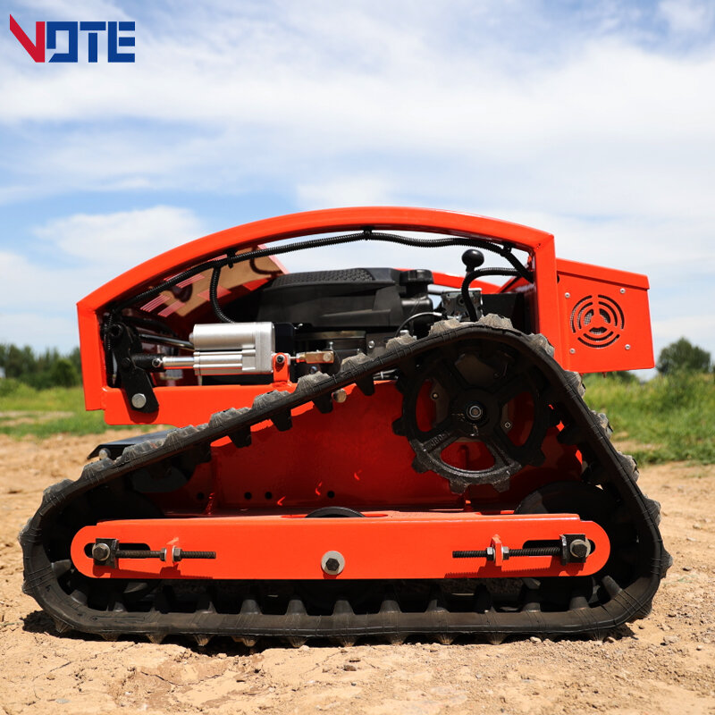 Crawler Robot Lawn Mower Self Propelled Remote Control Walking Tractor Garden Grass Cutting Machine Automated customized