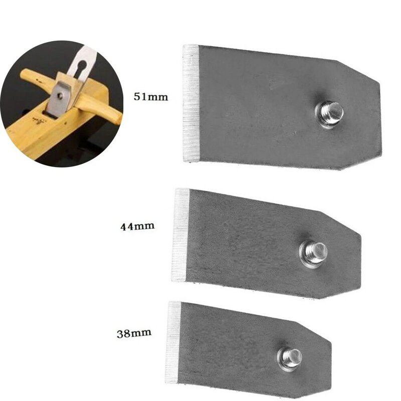 Get Accurate and Precise Planing Results with Our Top Iron and Screw Woodworking Planer Blades in Silver Color!