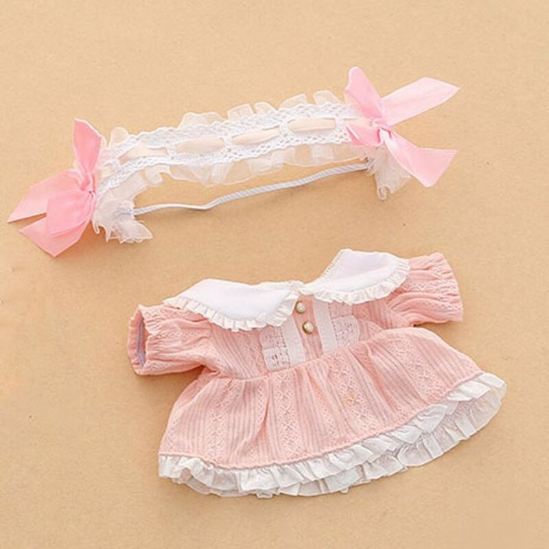 with Headband Doll Lovely Clothes Cute Accessories Princess Suspender Dress EXO Idol Dolls 20cm Cotton Doll/EXO Idol Dolls