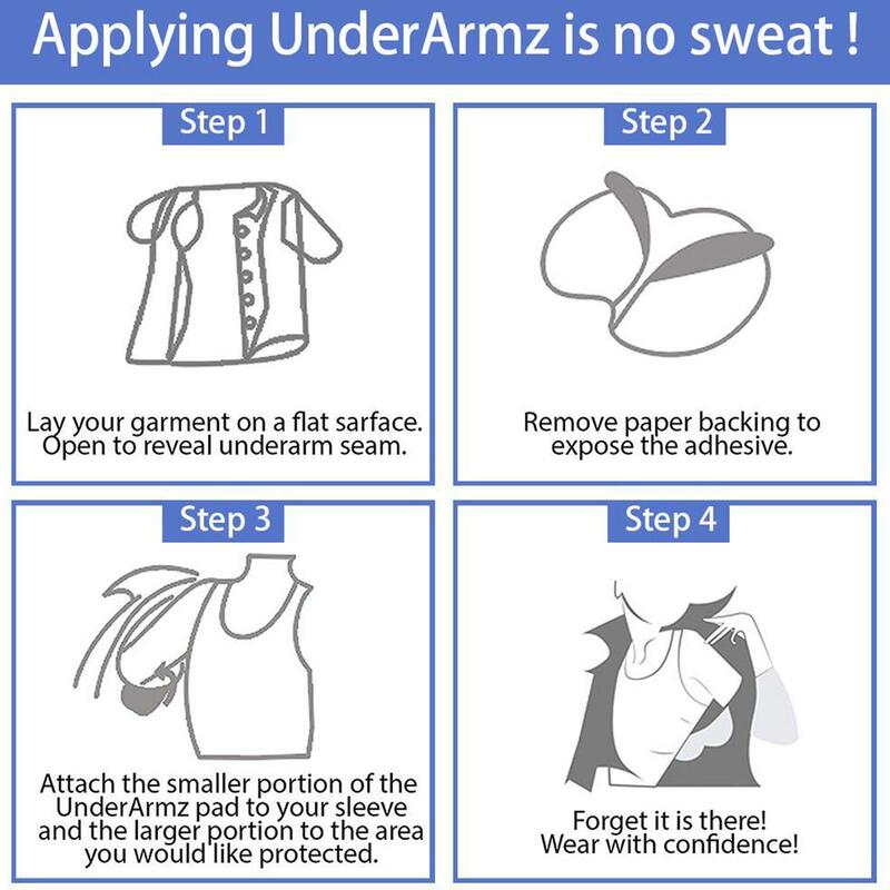 10pcs Unisex Sweat Pads Summer Deodorants Underarm Anti Perspiration Sweat Pads Disposable Armpit Absorb Sweat Pad
