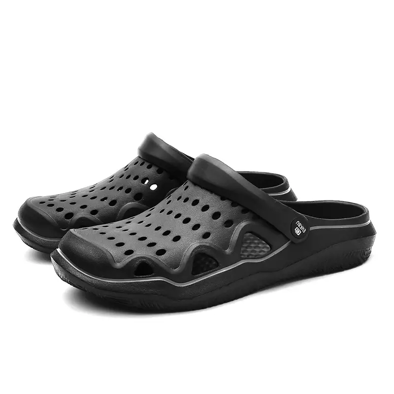 Women Men Slippers Beach Sandals Summer Men Slides EVA Sole Camouflage Sandals for Water Sports Hole Shoes Plus Size 36-45
