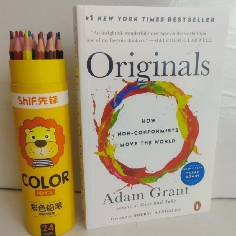 Originals By Adam Grant How Non-Conformists Move The World Paperback Novel in English New York Times Bestseller