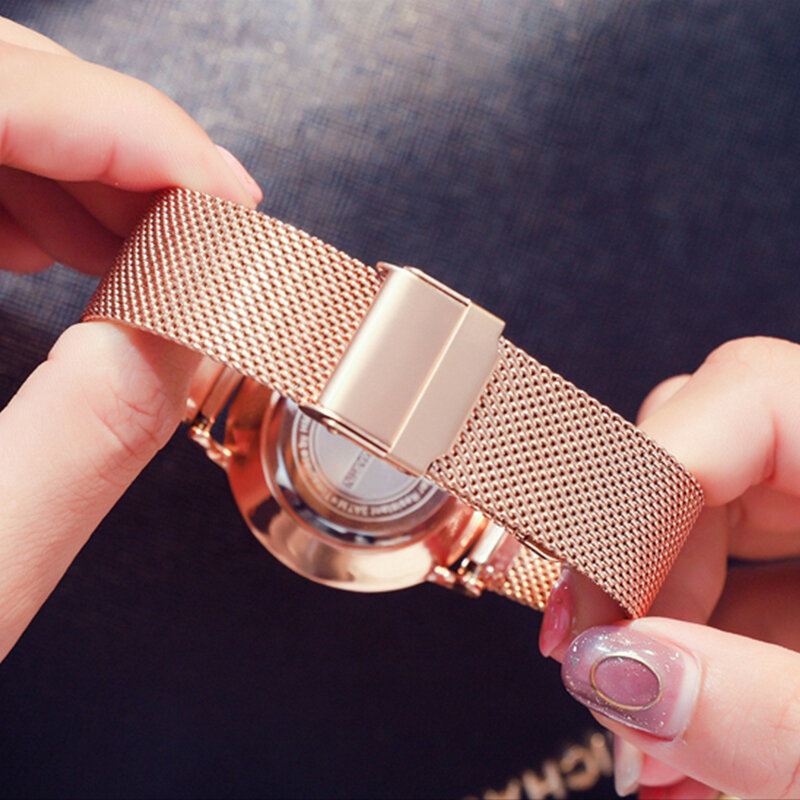 Uit Japan Dames Horloge Merk Originele Ontwerp Mode Eenvoudige 3ATM Waterdichte Quartz Horloge Montre Femme