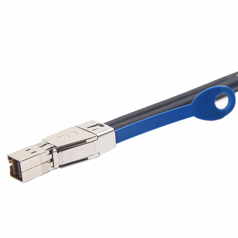 Cable externo Mini SAS HD de SFF-8644 a SFF-8644, 12G, 1,5 m (4,9 pies)