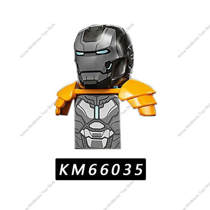 KM66029-66036 Disney Bouwstenen Iron MK3 MK85 Tony Stark Peper Cartoon Mini-Cijfers Actie Speelgoed Mans Bricks Poppen Kids