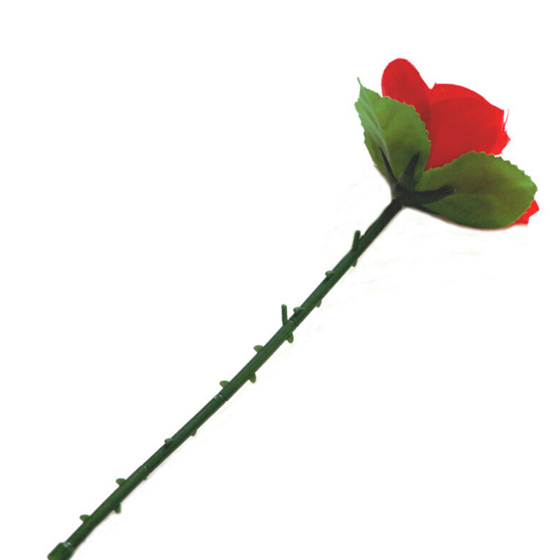 赤いバラの魔法の大判折りたたみ式赤い花が小さなアクセサリーに表示されます