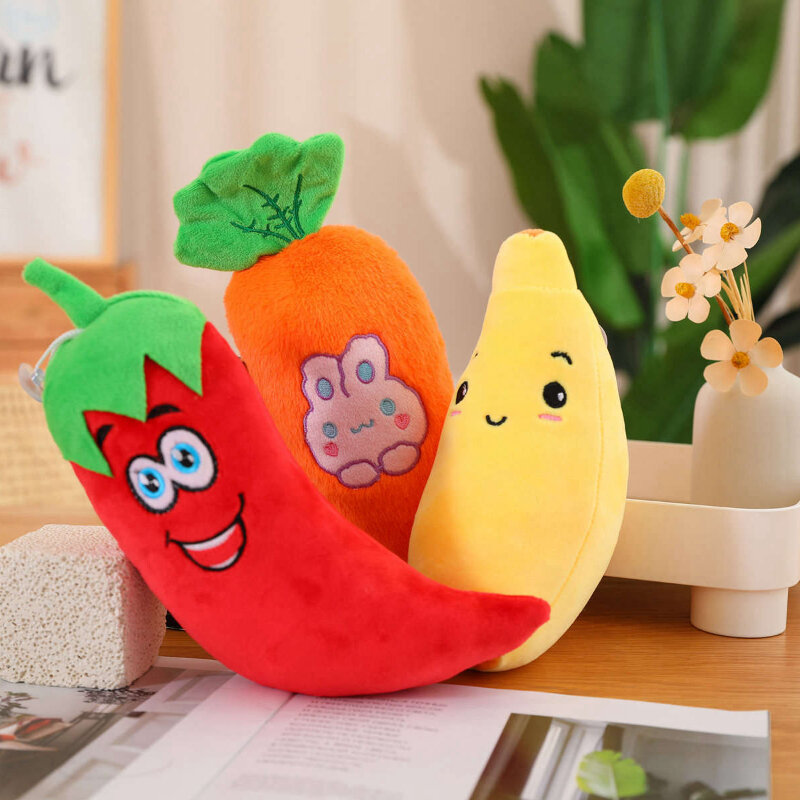 22cm Creative Vegetables Fruits Sky Series Soft Plush Dolls Interesting Sofa Room Decor Birthday Xmas Gifts for Girls Kids Boys