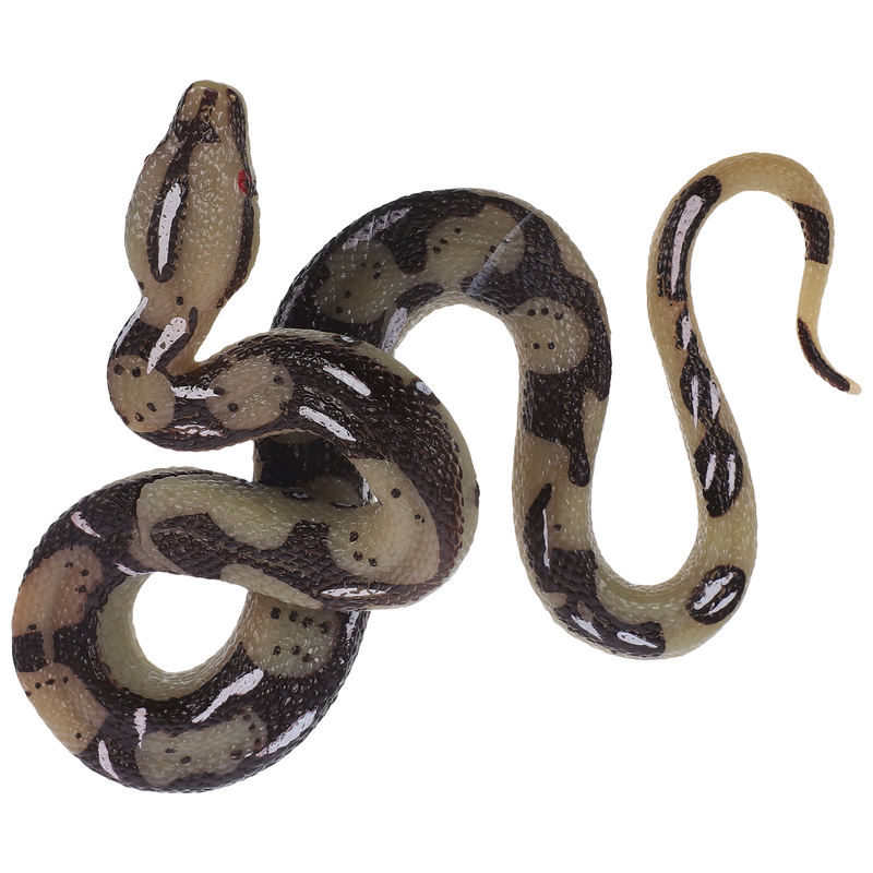Gumowe węże 15Cm straszny wąż pyton zabawka sztuczne węże realistyczny wąż wąż zabawka żart impreza z okazji Halloween sprzyja ogrodowi