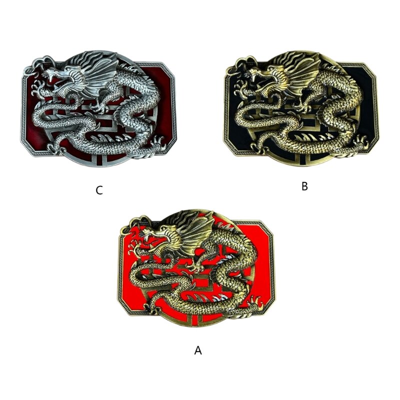 Cowboy Relief Belt Buckle Metal Chinese Belt Buckle for DIY Replacements