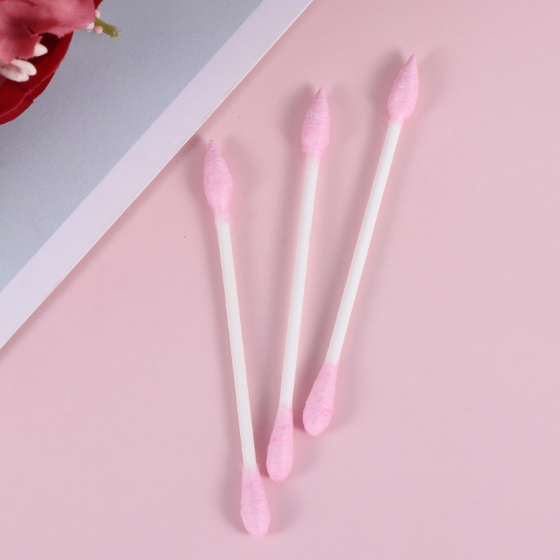 400pcs Precision Tip Cotton Swabs Makeup Cotton Buds Cleaning Ear Double Tipped Cotton Buds for Makeup Ear