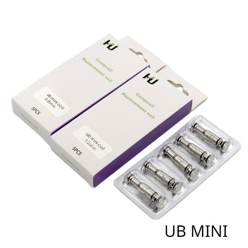 10 buah UB koil Mini S1 S2 Core, Kartrid Kit Pods seni untuk LostVape Ursa Nano Pro/S/saku/Orion Mini/