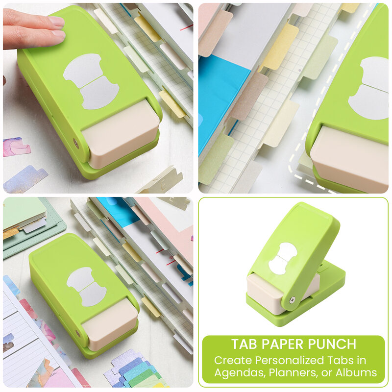 Whale Tail Tab Punch - Whale Tail Punch for Calendars, Planners, or Albums - Ideal for Bullet Journals, Bible Tabs
