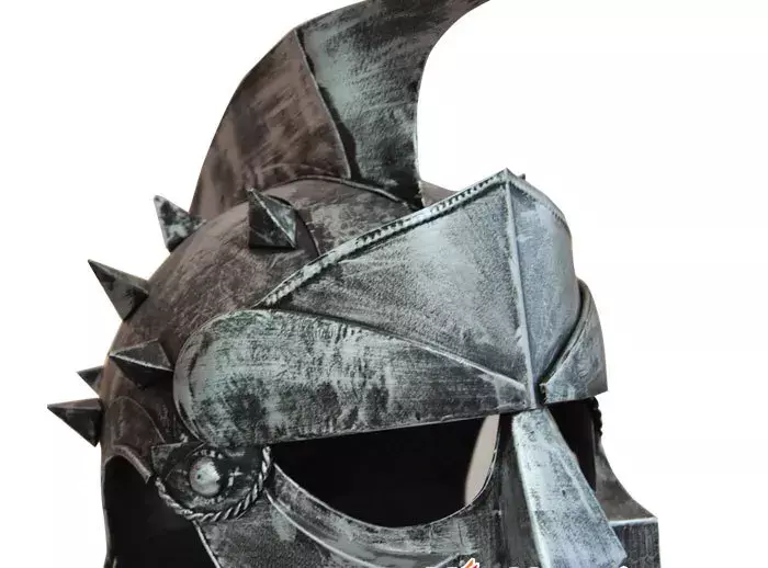 Vintage feito à mão roma armadura sparta cavaleiro cruz capacete idade média antigo casa/bar decoração legal antigo ornamentos de ferro