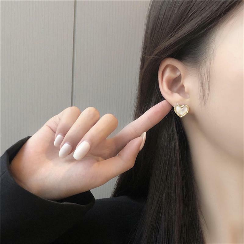 Sweet Earrings No Hole Ear Clips Heart Clip Earring Without Piercing Minimalist Earrings Jewelry CE848