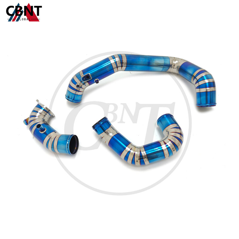CBNT-Titanium Alloy Motor Air Inttake Pipe, Charge Pipe, Tuning Turbo dutos, alta qualidade, Audi S4, S5, 3.0T, 2017-2023