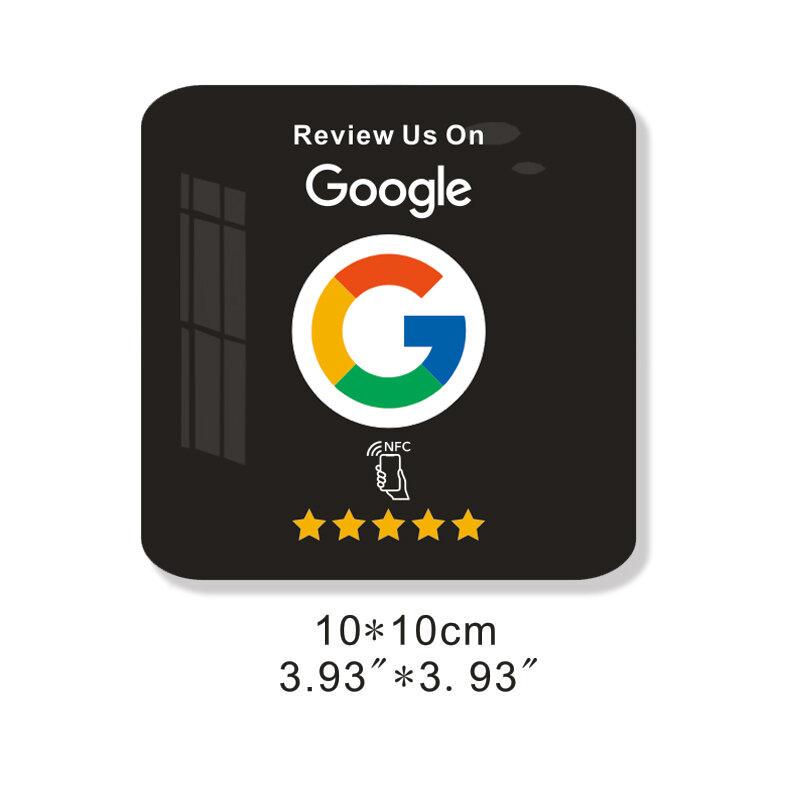 Acryl Nfc Plaque Nfc Plaat Google Beoordelingen Verhogen Uw Beoordelingen