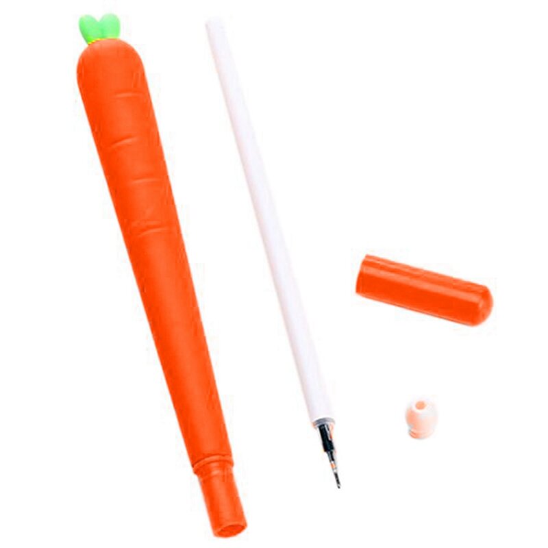 Ручка с гелевыми чернилами и морковкой, 24 упаковки