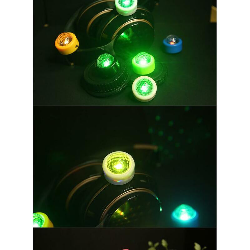 1pcs 6 Colors Led Luminous Finger Ring Colorful Crystal Diamond Hand Jewelry For Parties Concert Bar Ktv Stage Wholesale