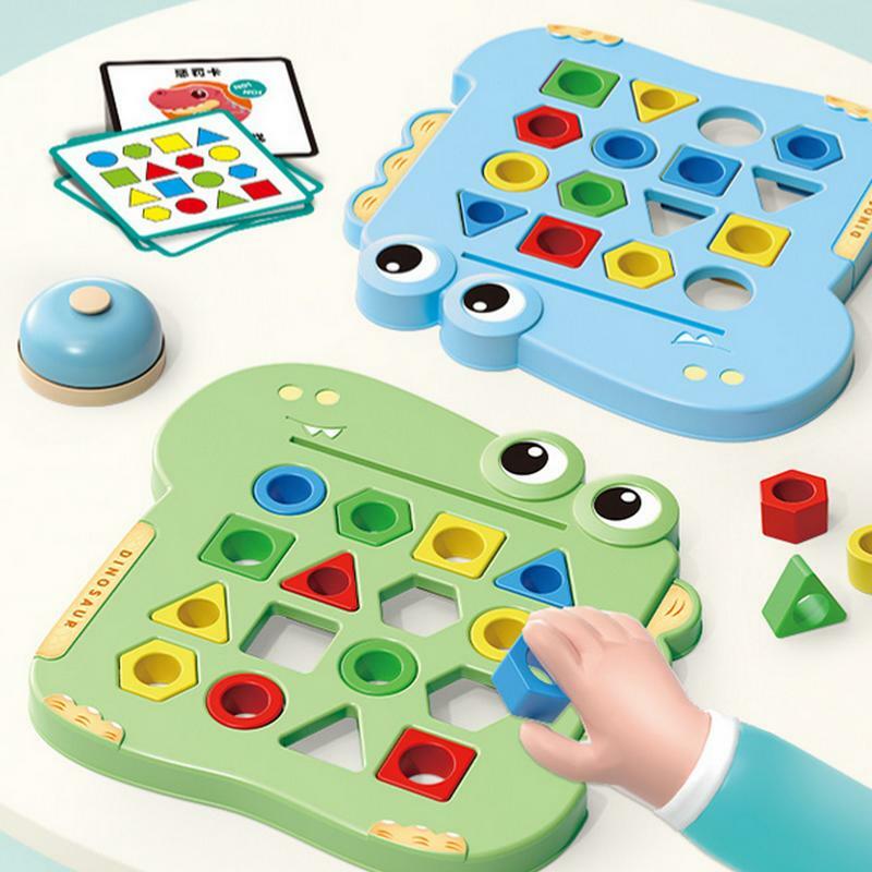 Zabawka dopasowana do kształtu geometrycznego dla interaktywna gra edukacyjnych dla dzieci