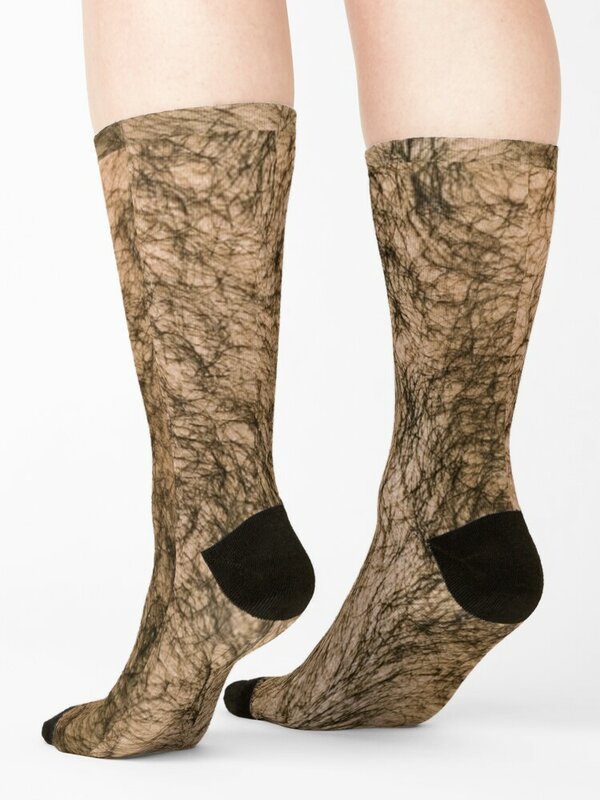 Haarige Beine Kostüm lustige Socken Baumwolle laufen kurze Strümpfe Kompression Junge Kind Socken Frauen